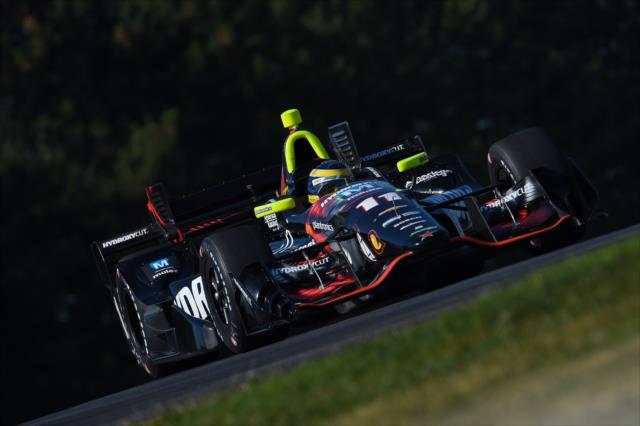 Sebastien Bourdais on course during the team test at the Mid-Ohio Sports Car Course -- Photo by: Chris Owens