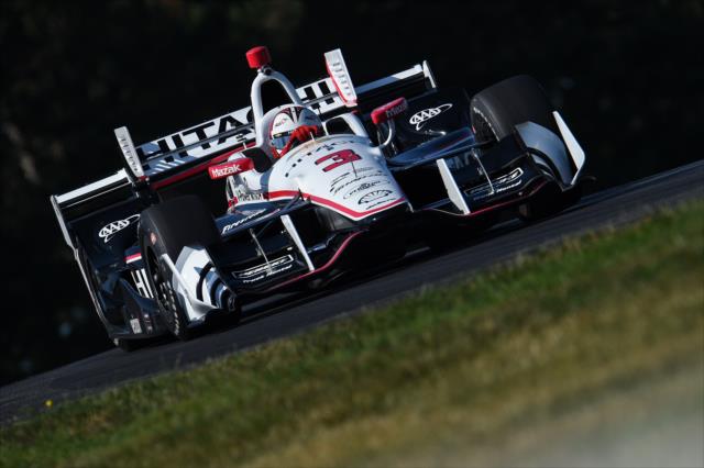 Helio Castroneves on course during the team test at the Mid-Ohio Sports Car Course -- Photo by: Chris Owens