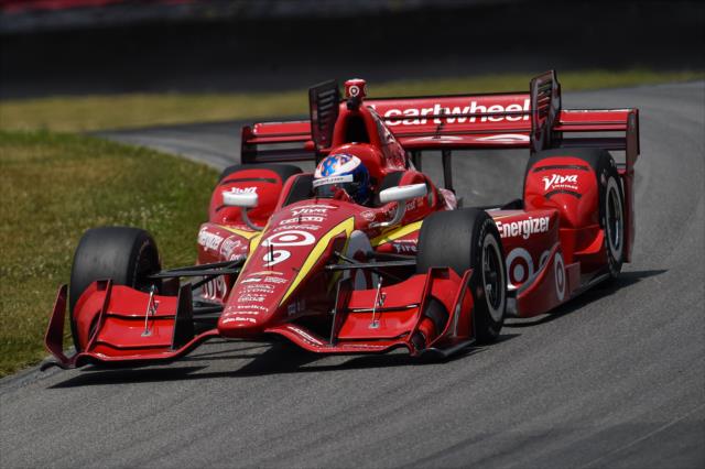 Scott Dixon on course during the team test at the Mid-Ohio Sports Car Course -- Photo by: Chris Owens
