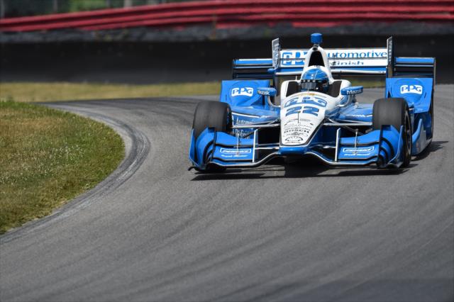 Simon Pagenaud on course during the team test at the Mid-Ohio Sports Car Course -- Photo by: Chris Owens