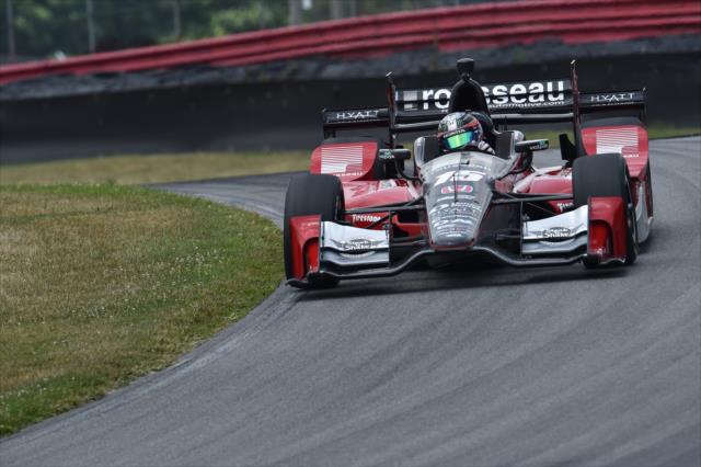 Graham Rahal on course during the team test at the Mid-Ohio Sports Car Course -- Photo by: Chris Owens