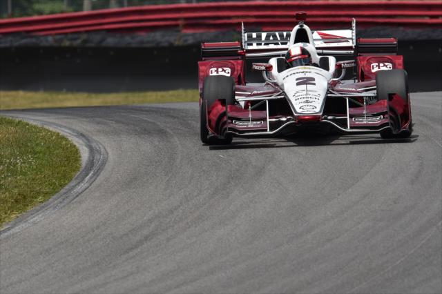 Juan Pablo Montoya on course during the team test at the Mid-Ohio Sports Car Course -- Photo by: Chris Owens