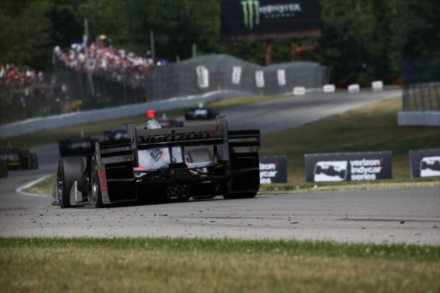 Will Power sets sail down the backstretch during the Honda Indy 200 at Mid-Ohio -- Photo by: Bret Kelley