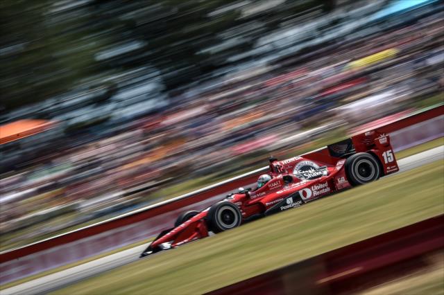 Graham Rahal exits Turn 5 during the Honda Indy 200 at Mid-Ohio -- Photo by: Chris Owens