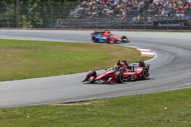 Graham Rahal rolls through Turn 4 during the Honda Indy 200 at Mid-Ohio -- Photo by: Joe Skibinski