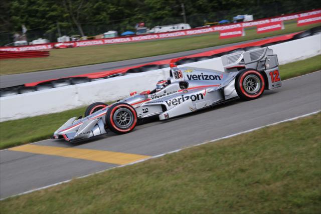 Will Power comes into pit lane during the Honda Indy 200 at Mid-Ohio -- Photo by: Matt Fraver