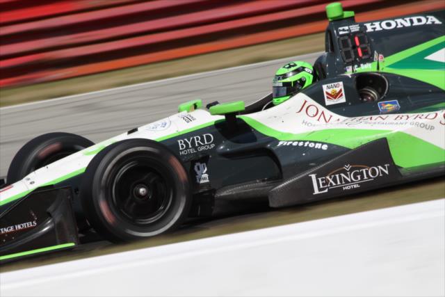 Conor Daly on course during the Honda Indy 200 at Mid-Ohio -- Photo by: Matt Fraver