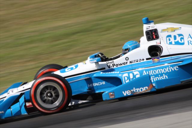 Simon Pagenaud on course during the Honda Indy 200 at Mid-Ohio -- Photo by: Matt Fraver