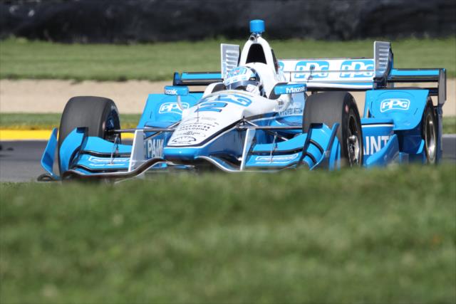 Josef Newgarden on course during the Honda Indy 200 at Mid-Ohio -- Photo by: Matt Fraver
