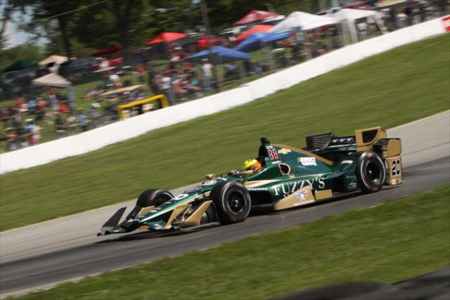 Spencer Pigot on course during the Honda Indy 200 at Mid-Ohio -- Photo by: Matt Fraver