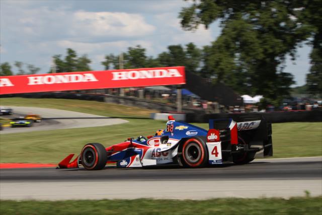 Conor Daly sails into Turn 6 during the Honda Indy 200 at Mid-Ohio -- Photo by: Matt Fraver