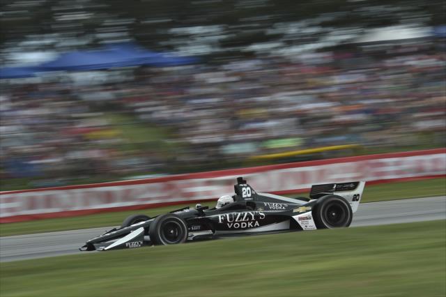 Jordan King races toward Turn 5 during the Honda Indy 200 at Mid-Ohio -- Photo by: Chris Owens