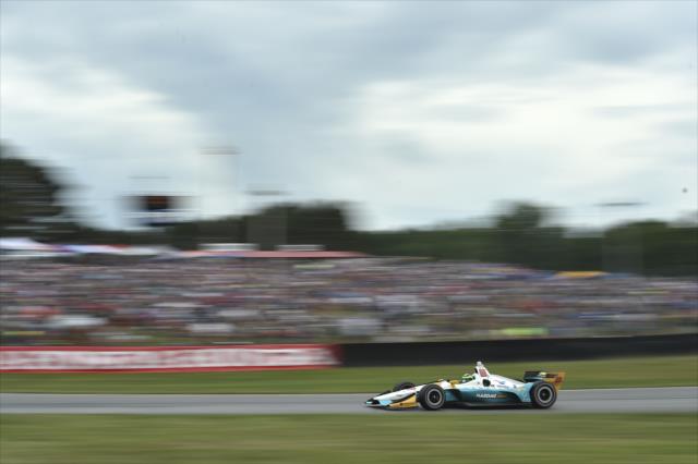 Conor Daly races toward Turn 5 during the Honda Indy 200 at Mid-Ohio -- Photo by: Chris Owens