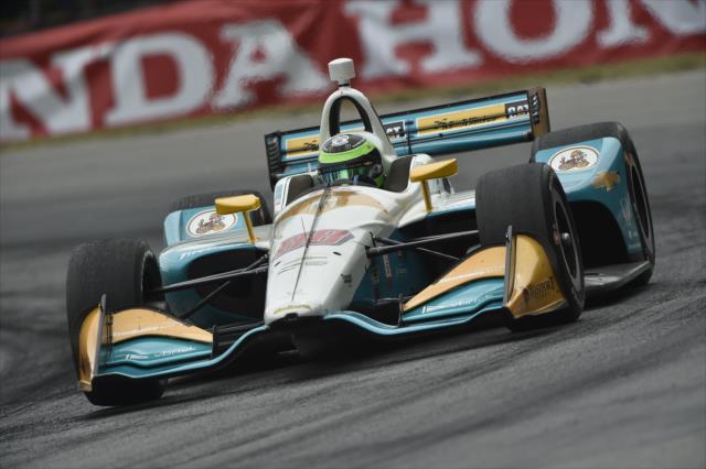 Conor Daly races through the Carousel (Turn 12) during the Honda Indy 200 at Mid-Ohio -- Photo by: Chris Owens