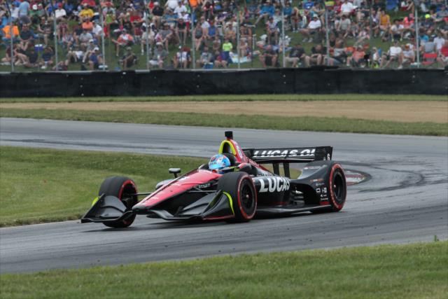 Robert Wickens sails through the exit of the Keyhole Turn (Turn 2) during the Honda Indy 200 at Mid-Ohio -- Photo by: Matt Fraver