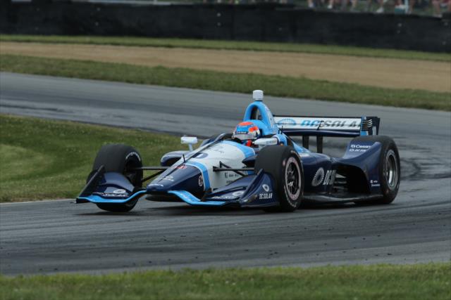 Ed Jones sails through the exit of the Keyhole Turn (Turn 2) during the Honda Indy 200 at Mid-Ohio -- Photo by: Matt Fraver