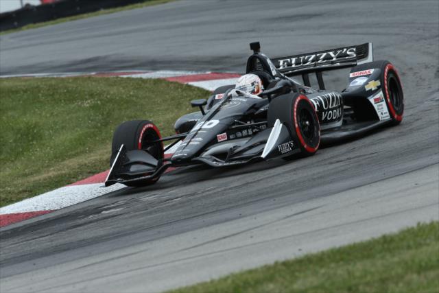Jordan King races through the Keyhole Turn (Turn 2) during the Honda Indy 200 at Mid-Ohio -- Photo by: Matt Fraver