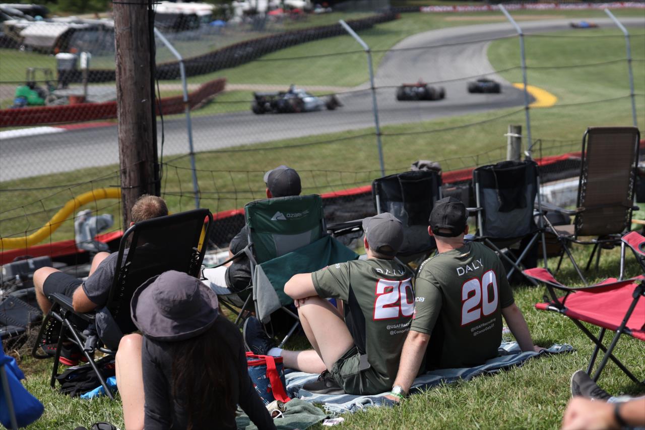 Conor Daly fans - Honda Indy 200 at Mid-Ohio -- Photo by: Chris Owens