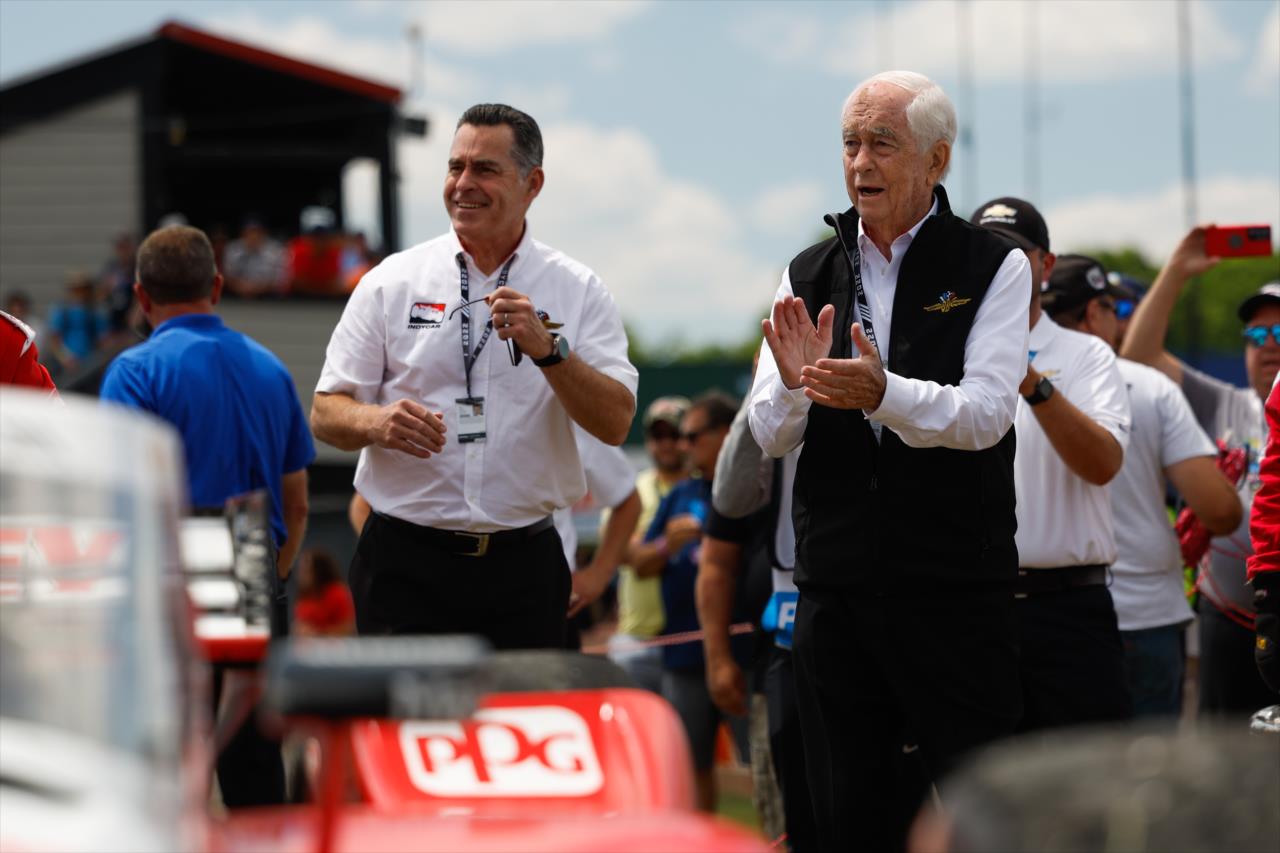 Greg and Roger Penske - Honda Indy 200 at Mid-Ohio - By: Joe Skibinski -- Photo by: Joe Skibinski