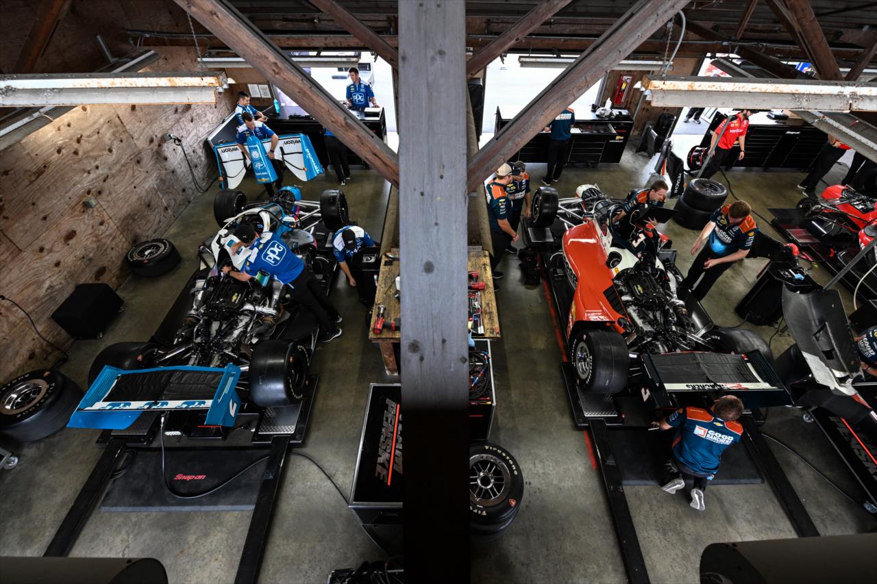 Team Penske Garages - Honda Indy 200 at Mid-Ohio - By: James Black -- Photo by: James  Black