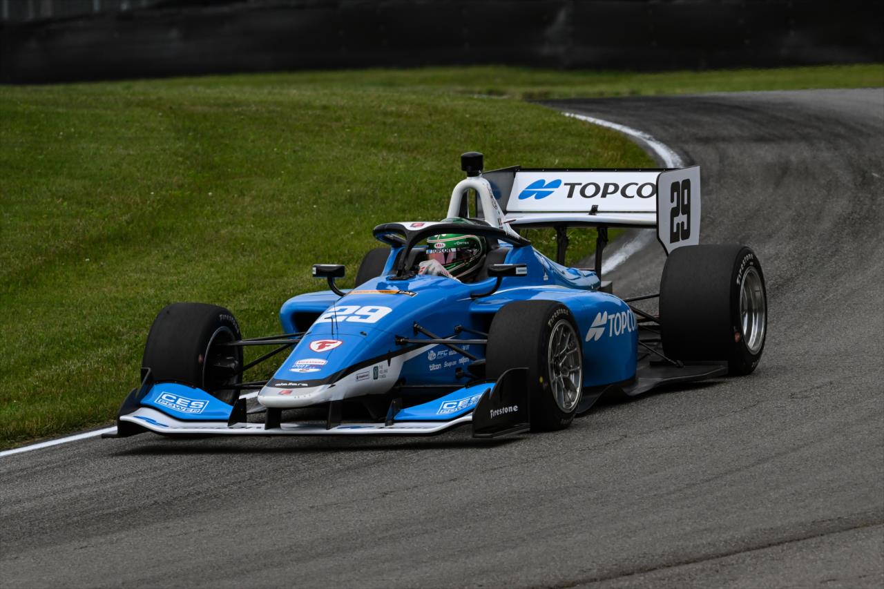 James Roe - Indy NXT By Firestone Grand Prix at Mid-Ohio - By: James Black -- Photo by: James  Black