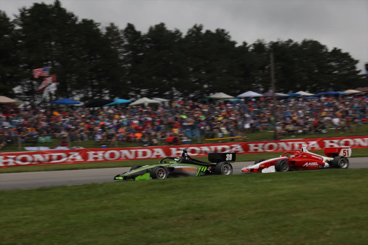 Nolan Siegel and Jacob Abel - Indy NXT By Firestone Grand Prix at Mid-Ohio - By: Travis Hinkle -- Photo by: Travis Hinkle