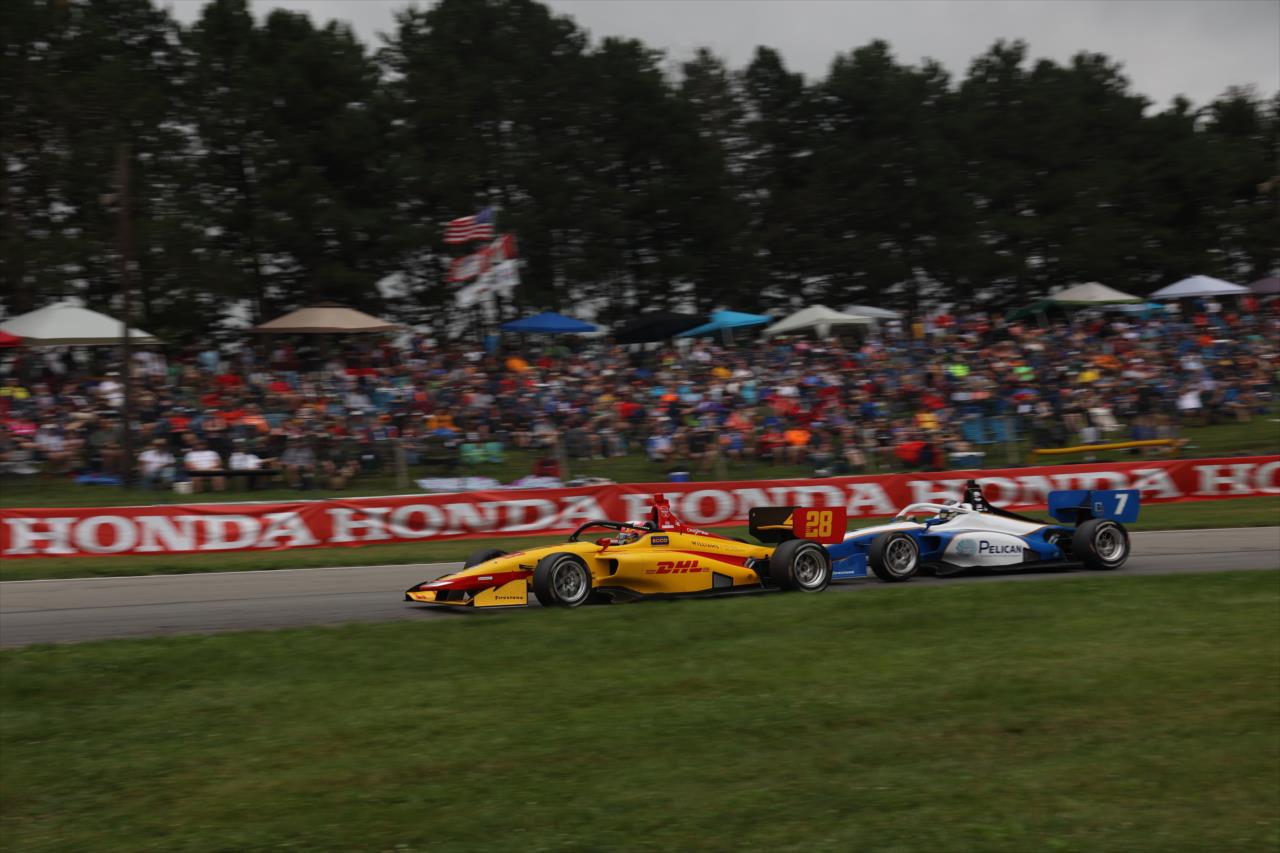 Jamie Chadwick and Christian Bogle - Indy NXT By Firestone Grand Prix at Mid-Ohio - By: Travis Hinkle -- Photo by: Travis Hinkle