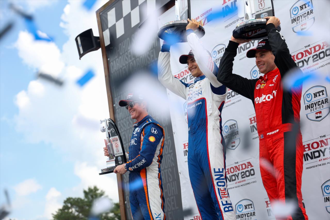 Scott Dixon, Alex Palou, Will Power - Honda Indy 200 at Mid-Ohio - By: Travis Hinkle -- Photo by: Travis Hinkle