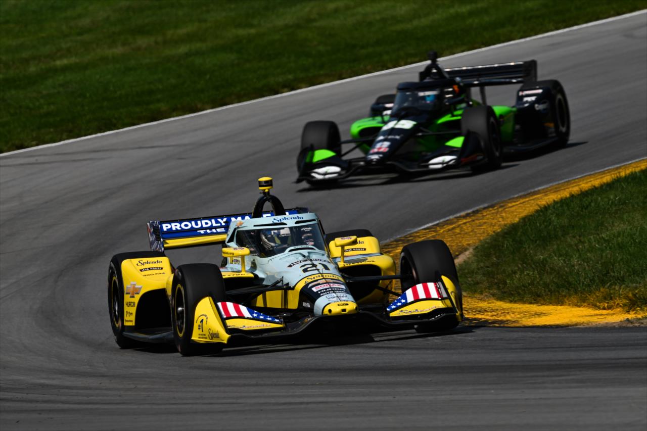 Christian Rasmussen and Louis Foster - Honda Indy 200 at Mid-Ohio - By: James Black -- Photo by: James  Black