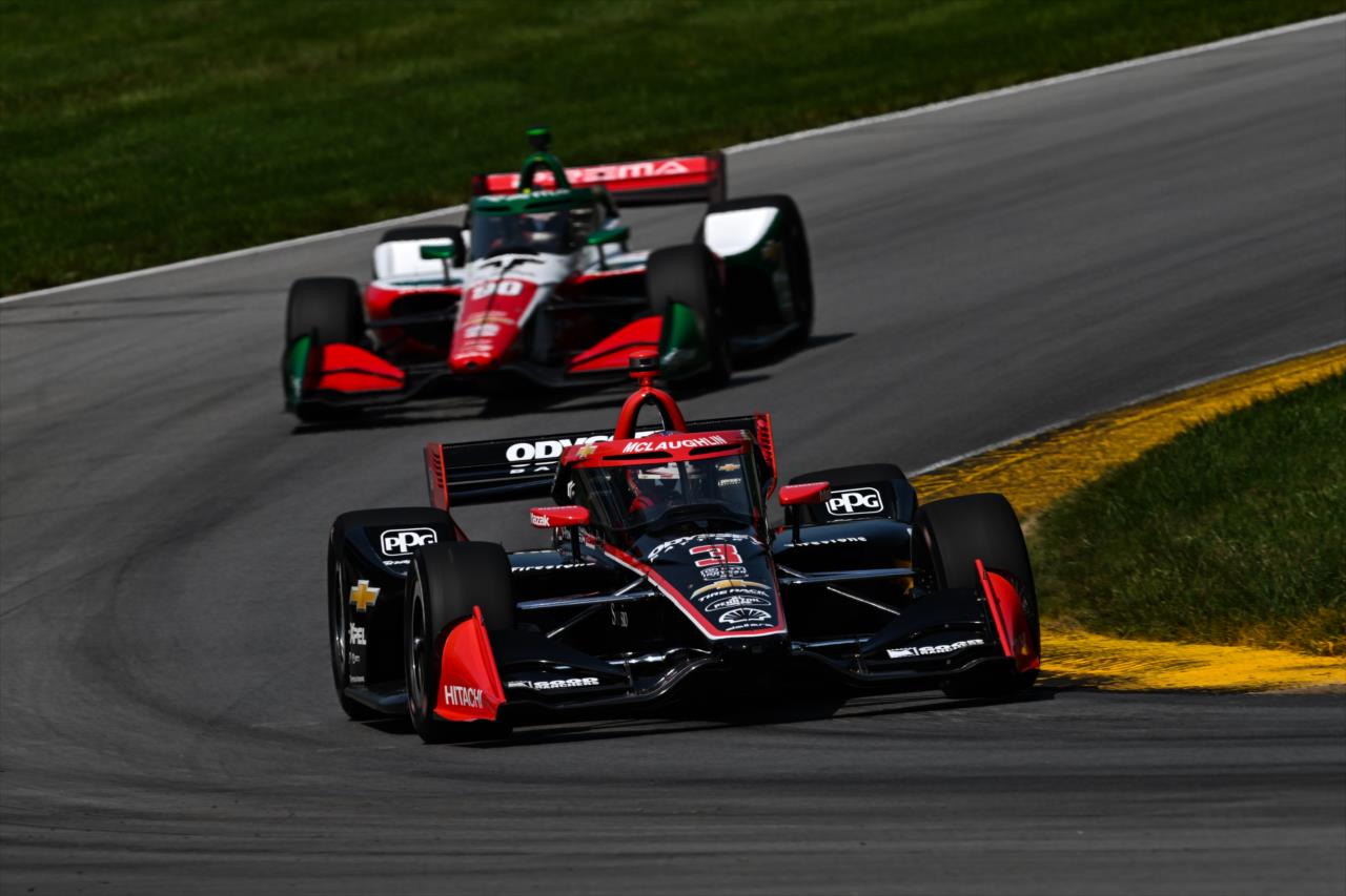 Scott McLaughlin and Callum Ilot - Honda Indy 200 at Mid-Ohio - By: James Black -- Photo by: James  Black