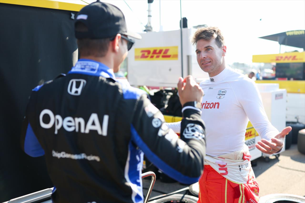 Alex Palou and Will Power - Honda Indy 200 at Mid-Ohio - By: Chris Owens -- Photo by: Chris Owens