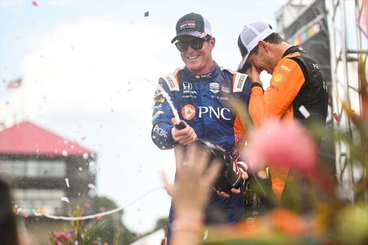 Scott Dixon and Christian Lundgaard - Honda Indy 200 at Mid-Ohio - By: James Black -- Photo by: James  Black