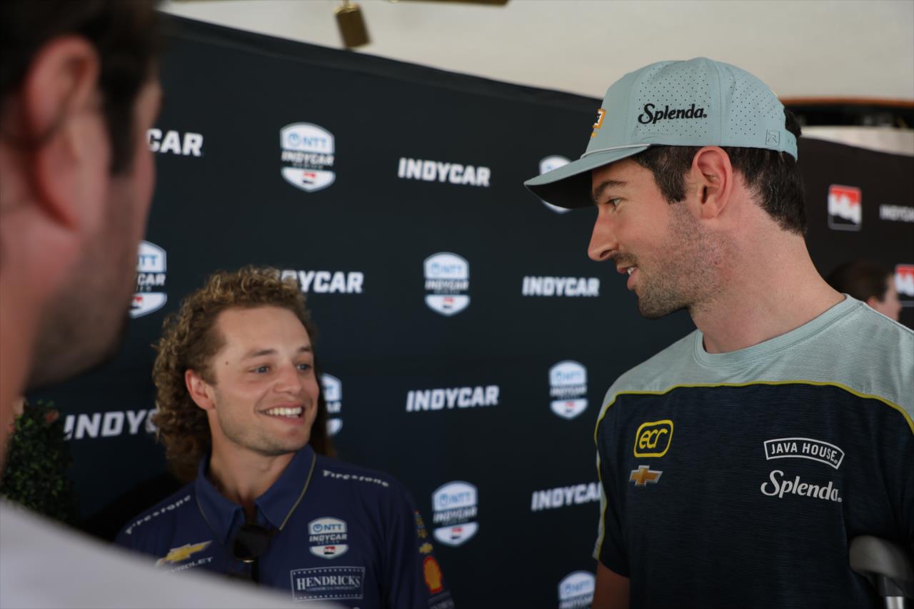 Santino Ferrucci and Alexander Rossi - Honda Indy 200 at Mid-Ohio - By: Matt Fraver -- Photo by: Matt Fraver