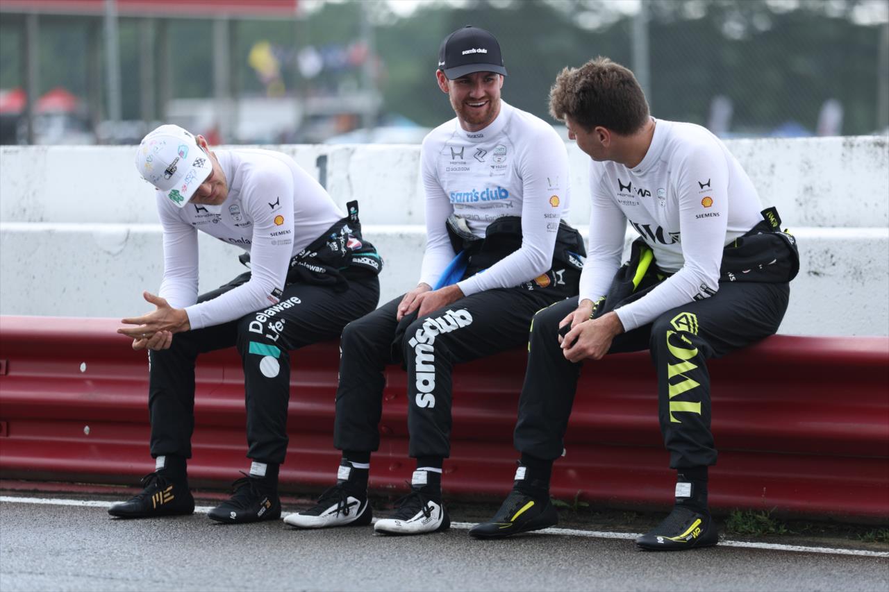Marcus Ericsson, Kyle Kirkwood and Will Power - Honda Indy 200 at Mid-Ohio - By: Matt Fraver -- Photo by: Matt Fraver