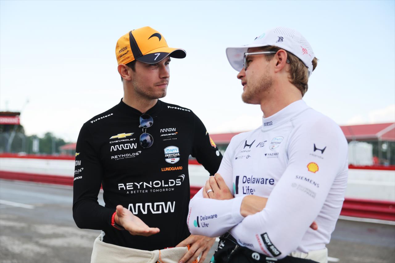 Christian Lundgaard and Marcus Ericsson - Honda Indy 200 at Mid-Ohio - By: Travis Hinkle -- Photo by: Travis Hinkle