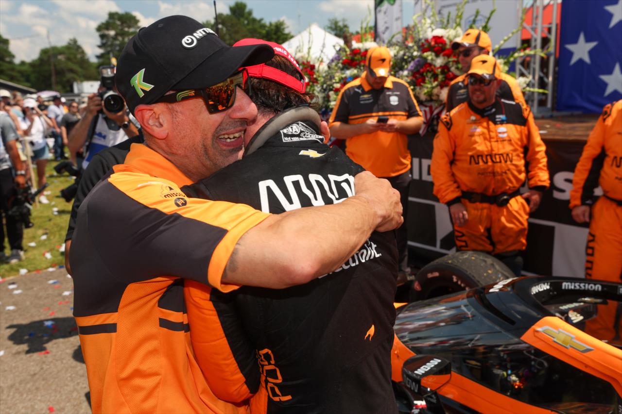 Tony Kanaan and Pato O'Ward - Honda Indy 200 at Mid-Ohio - By: Chris Owens -- Photo by: Chris Owens