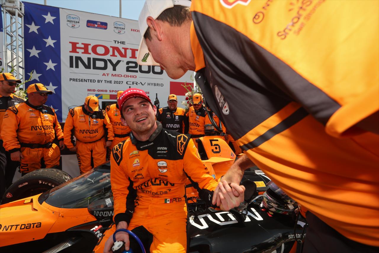 Pato O'Ward and Ryan Hunter-Reay - Honda Indy 200 at Mid-Ohio - By: Chris Owens -- Photo by: Chris Owens