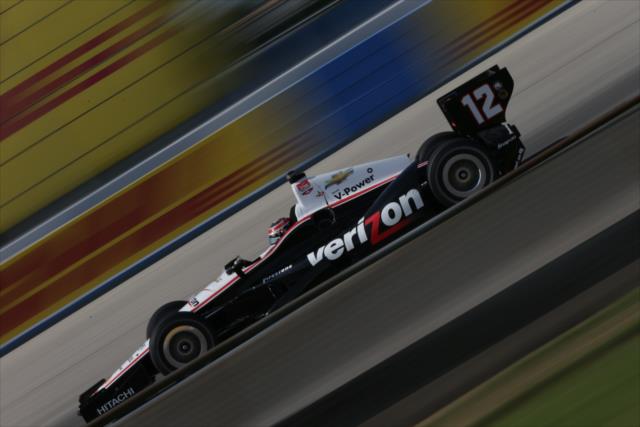 Will Power on course during the ABC Supply Wisconsin 250 at the Milwaukee Mile -- Photo by: Shawn Gritzmacher