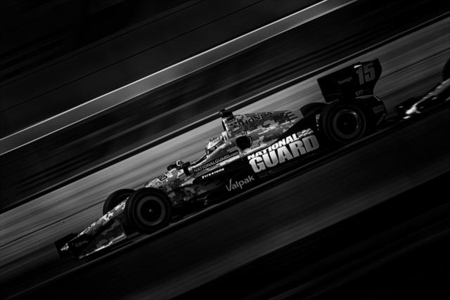 Graham Rahal enters Turn 4 during the ABC Supply Wisconsin 250 at the Milwaukee Mile -- Photo by: Shawn Gritzmacher