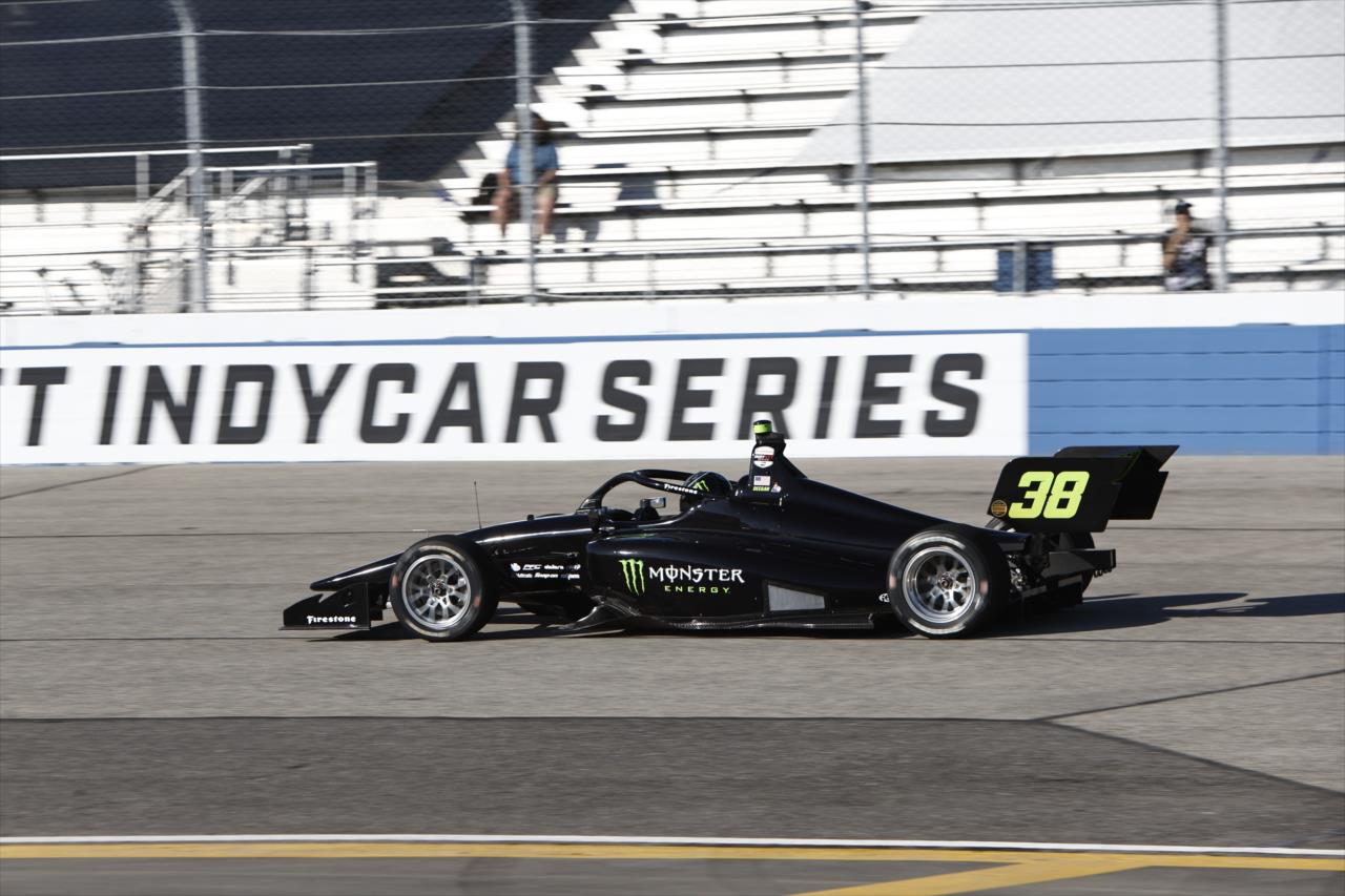 Hailie Deegan - INDY NXT by Firestone at the Milwaukee Mile - By: Chris Jones -- Photo by: Chris Jones