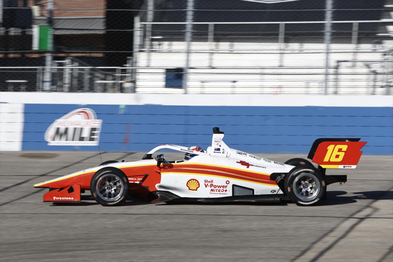 Tommy Smith - INDY NXT by Firestone at the Milwaukee Mile - By: Chris Jones -- Photo by: Chris Jones