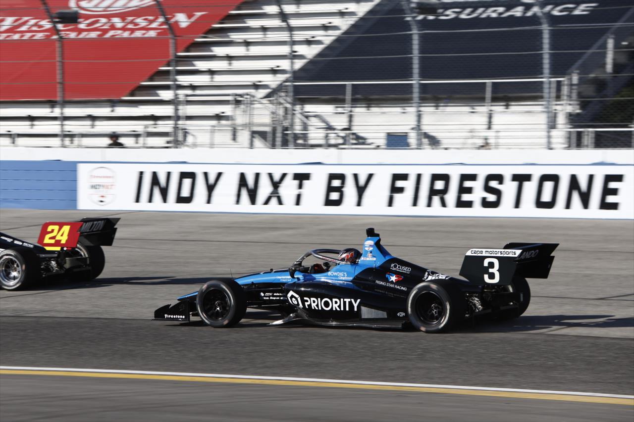 Micheal D'Orlando - INDY NXT by Firestone at the Milwaukee Mile - By: Chris Jones -- Photo by: Chris Jones