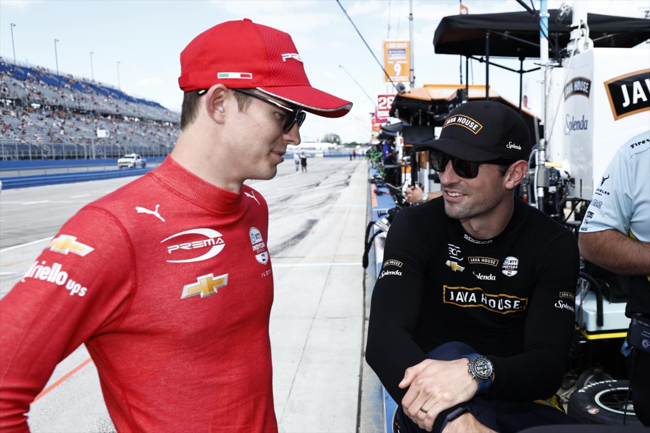 Callum Ilott and Alexander Rossi - Snap-On Milwaukee Mile 250 - By: Chris Jones -- Photo by: Chris Jones