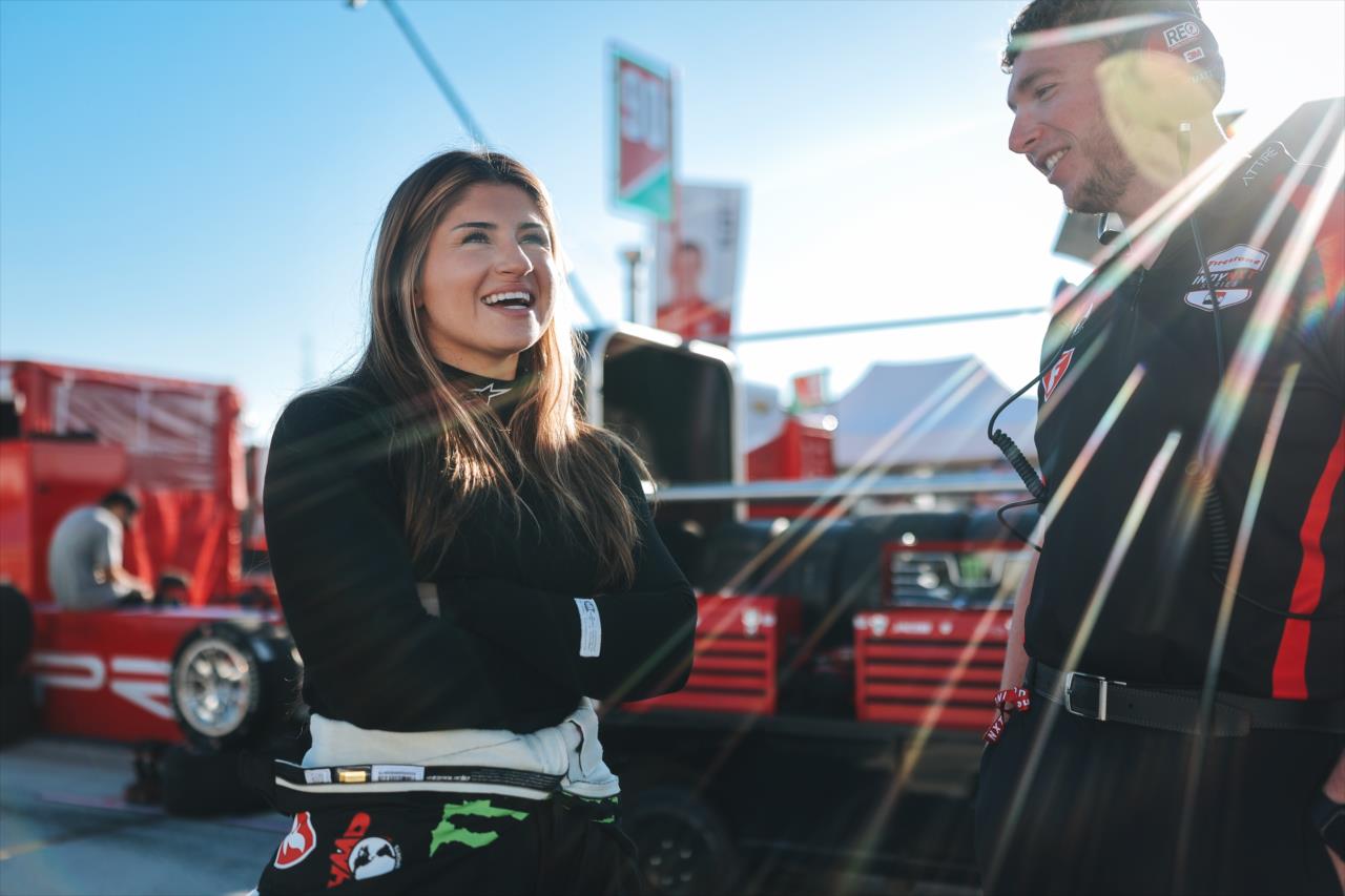 Hailie Deegan - INDY NXT by Firestone at the Milwaukee Mile - By: Chris Owens -- Photo by: Chris Owens