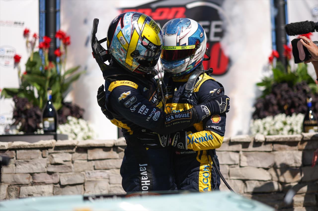 Alexander Rossi and Christian Rasmussen - Snap-On Milwaukee Mile 250 - By: Chris Owens -- Photo by: Chris Owens