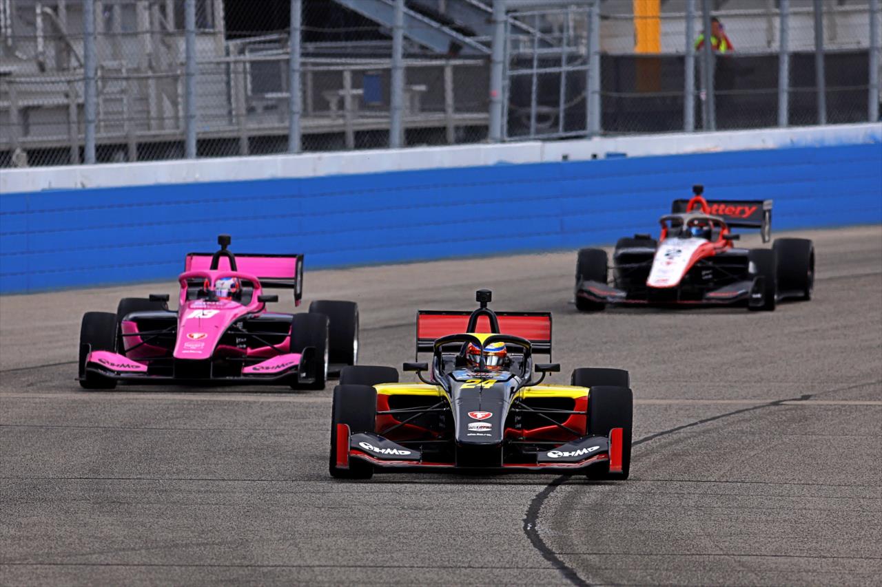 Davey Hamilton Jr. - INDY NXT by Firestone at the Milwaukee Mile - By: Paul Hurley -- Photo by: Paul Hurley