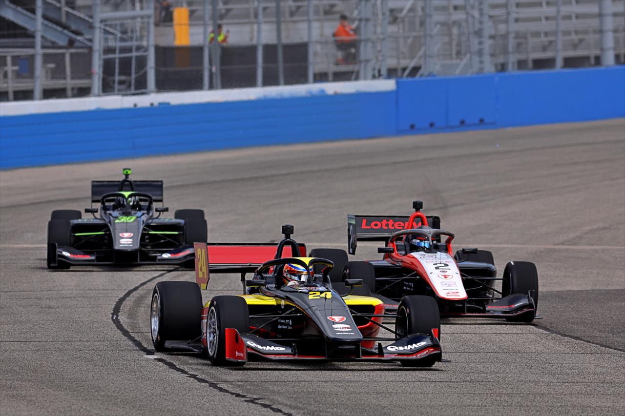 Davey Hamilton Jr. - INDY NXT by Firestone at the Milwaukee Mile - By: Paul Hurley -- Photo by: Paul Hurley