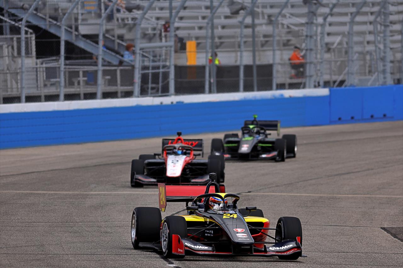 Davey Hamilton Jr. - INDY NXT by Firestone at the Milwaukee Mile - By: Paul Hurley -- Photo by: Paul Hurley