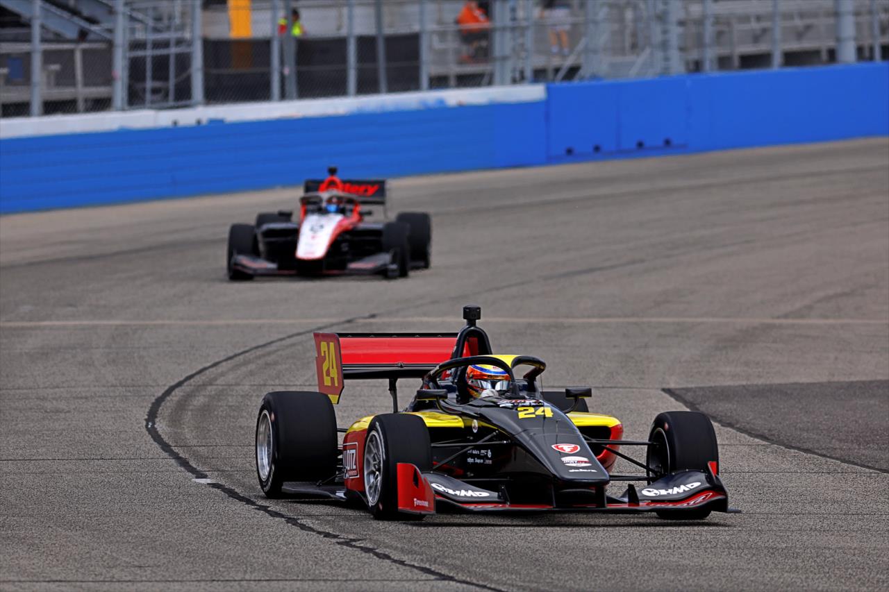 Davey Hamitlon Jr. - INDY NXT by Firestone at the Milwaukee Mile - By: Paul Hurley -- Photo by: Paul Hurley