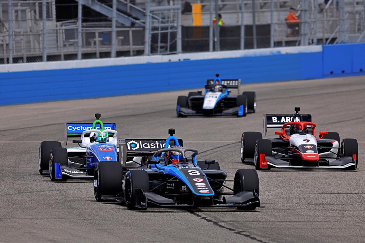 Michael D'Orlando - INDY NXT by Firestone at the Milwaukee Mile - By: Paul Hurley -- Photo by: Paul Hurley